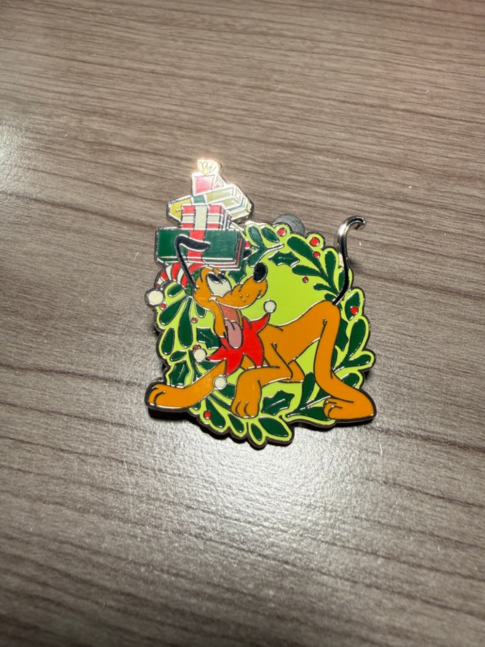 Pluto Making Christmas Magical Pin